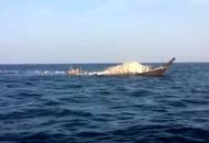 یک فروند لنج در دریای عمان غرق شد
