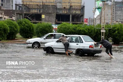 بارش باران اهواز