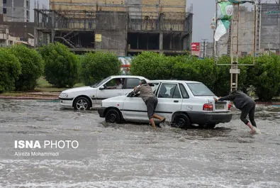 بارش باران اهواز