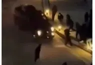 واکنش به زیر گرفتن مردم با خودرو ضدشورش در اردبیل
