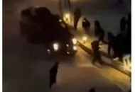 واکنش به زیر گرفتن مردم با خودرو ضدشورش در اردبیل
