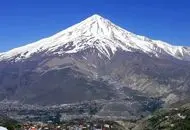 قلعه دماوند در آغوش برف+فیلم