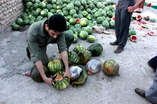کشف محموله موادمخدر در بار هندوانه