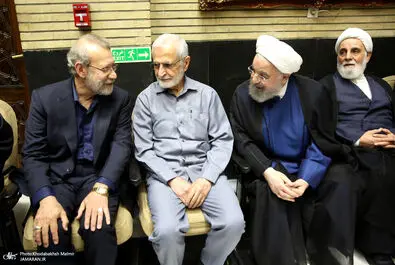 مراسم ترحیم مادر اسحاق جهانگیری