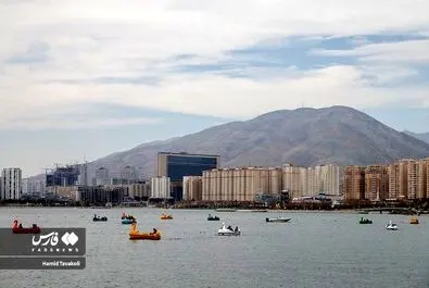 دریاچه چیتگر در ایام نوروز