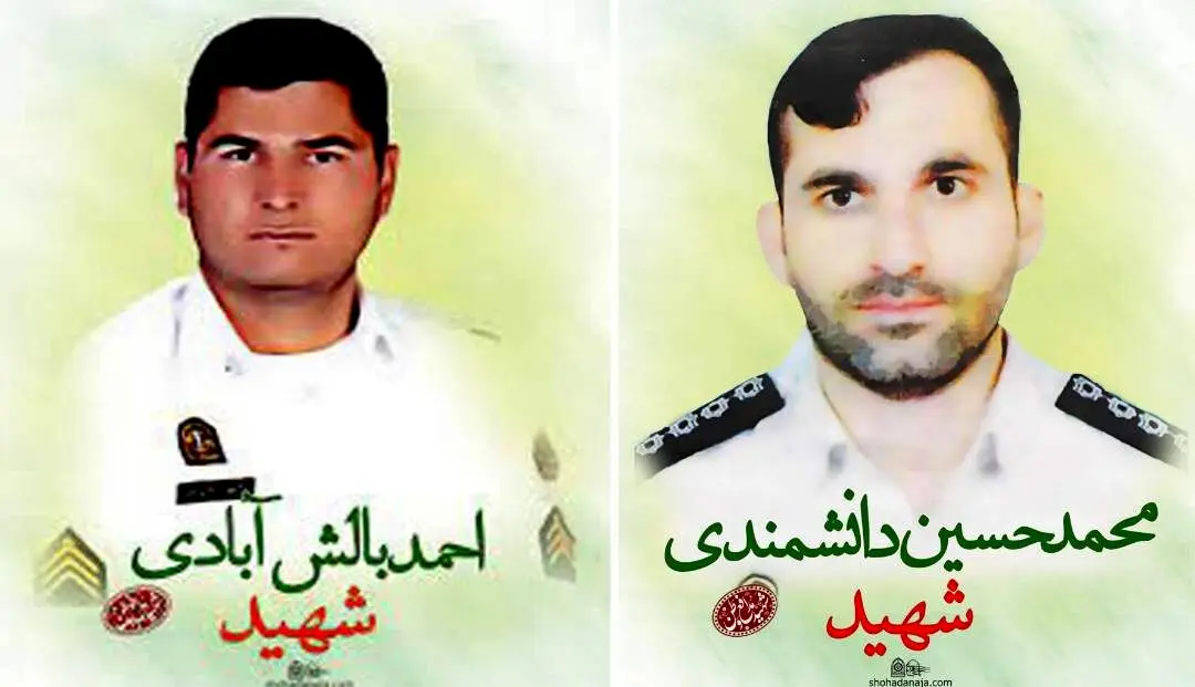 قاتلان شهدای گشت پلیس به دار آویخته شدند + عکس