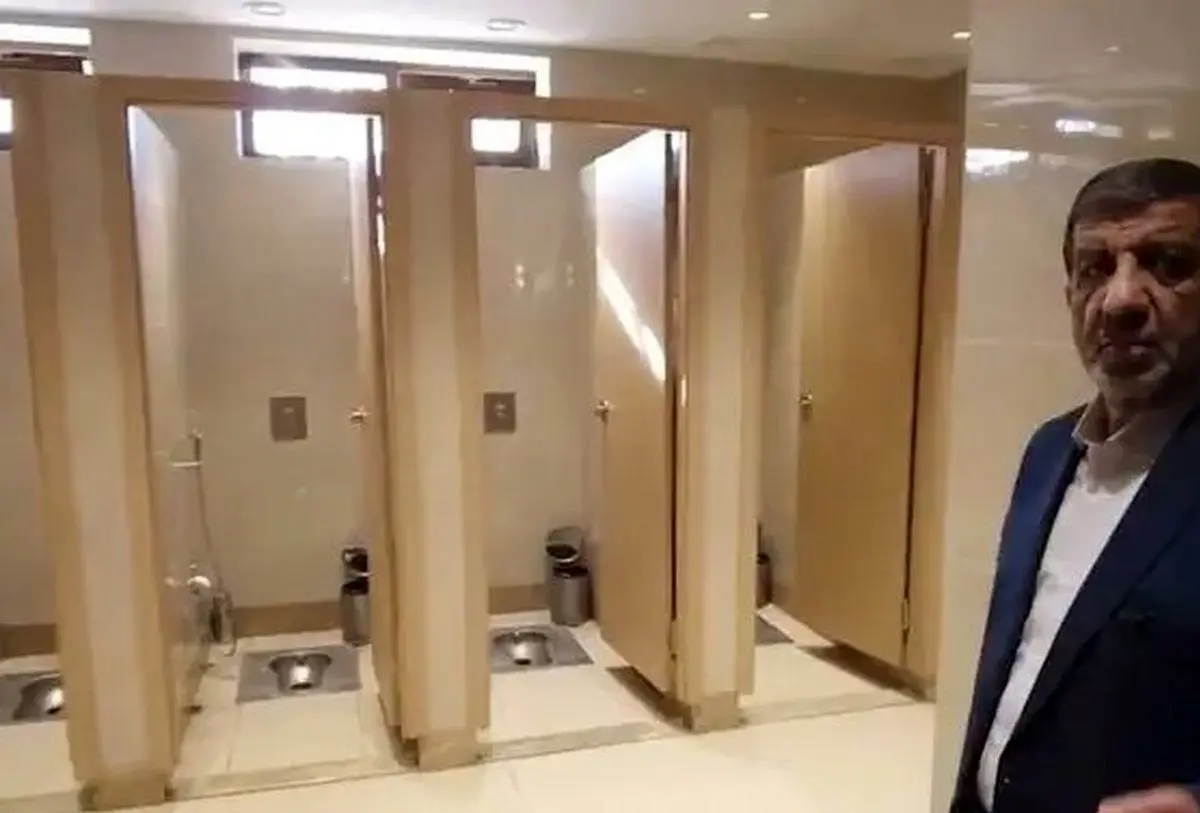 شگفت زده شدن ضرغامی از سرویس بهداشتی های تاجیکستان! + فیلم