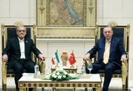 دیدار صمیمانه پزشکیان و اردوغان در چین + فیلم