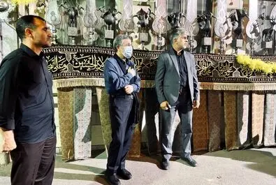 مراسم تاسوعا احمدی نژاد