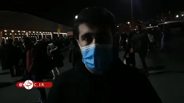 سرگردانی مردم در میدان آزادی تهران | ویدئو