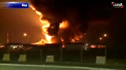 ببینید | آرامکو به صورت کامل در آتش سوخت