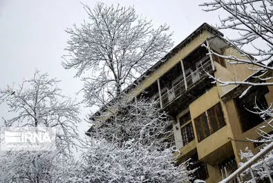 بارش برف در روستای تاریخی ماسوله