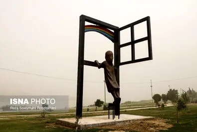گرد و خاک در اهواز