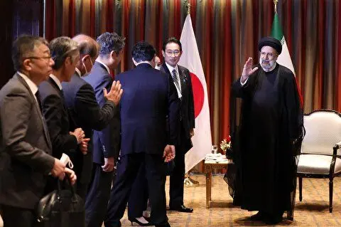 رئیسی و نخست‌وزیر ژاپن درباره  امنیت کشتی ها در تنگه هرمز گفت‌وگو می‌کنند