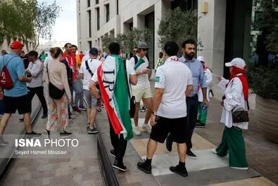 تصاویر جالب هواداران ایرانی در ورزشگاه الثومه