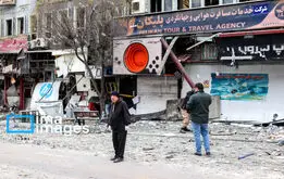 تصاویر وحشتناک از میدان نیلوفر  تهران پس از حمله اسراییل

