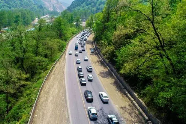 جاده کندوان دو طرفه شد