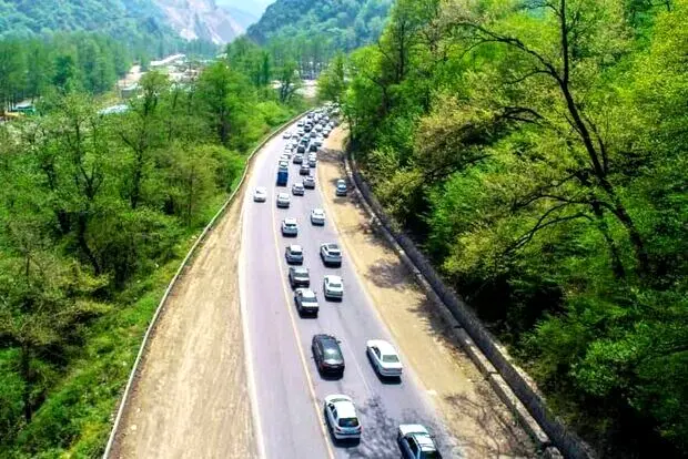 جاده کندوان دو طرفه شد