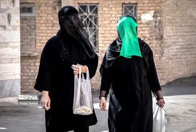 عزاداری بانوانِ نقاب‌زده در «چهل منبر» لرستان