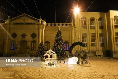 حال و هوای محله جلفا در شب‌های کریسمس