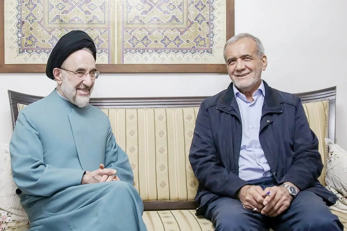 تشکر ویژه پزشکیان از سیدمحمد خاتمی

