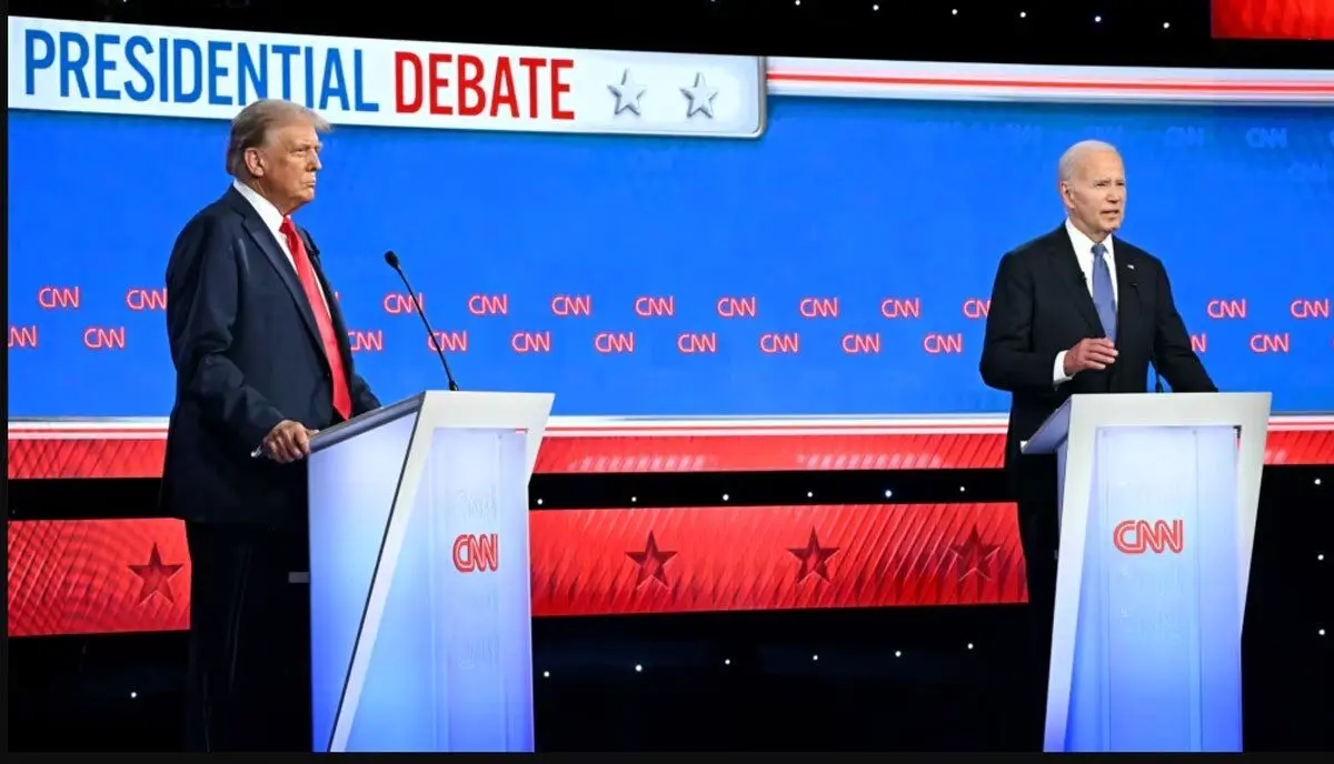  لحظه ورود جنجالی  جو بایدن و دونالد ترامپ به مناظره 
/ویدیو