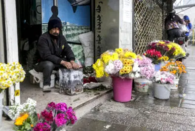 حال و هوای روز برفی در تهران