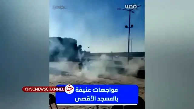 ببینید | ضرب و شتم بی‌رحمانه زنان فلسطینی در مسجدالاقصی