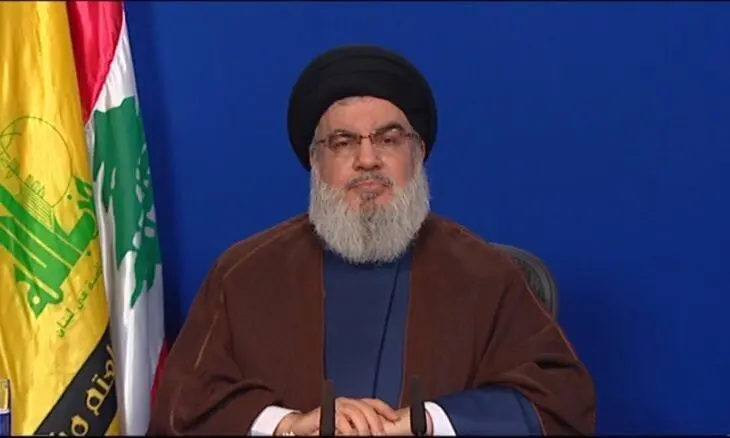 همدردی سید حسن نصرالله با ایران