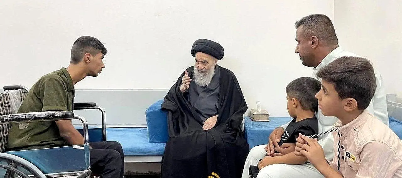 جدیدترین عکس آیت‌الله‌العظمی سیستانی

