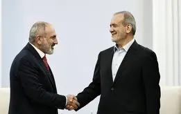 دیدار خصوصی پزشکیان با نخست وزیر ارمنستان