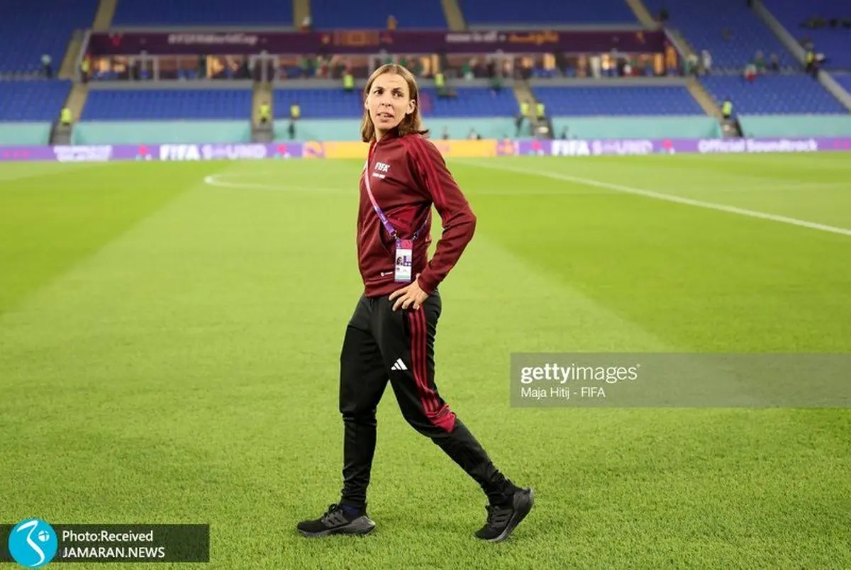 تاریخ سازی زن داور در جام جهانی ۲۰۲۲ + عکس