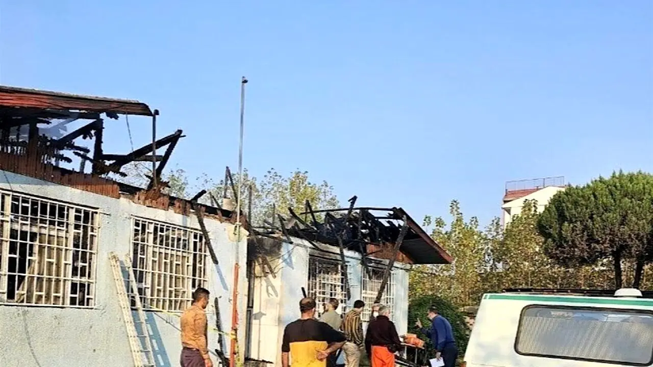 علت آتش سوزی کمپ ترک اعتیاد لنگرود مشخص شد