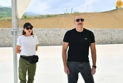  الهام علی اف و همسرش