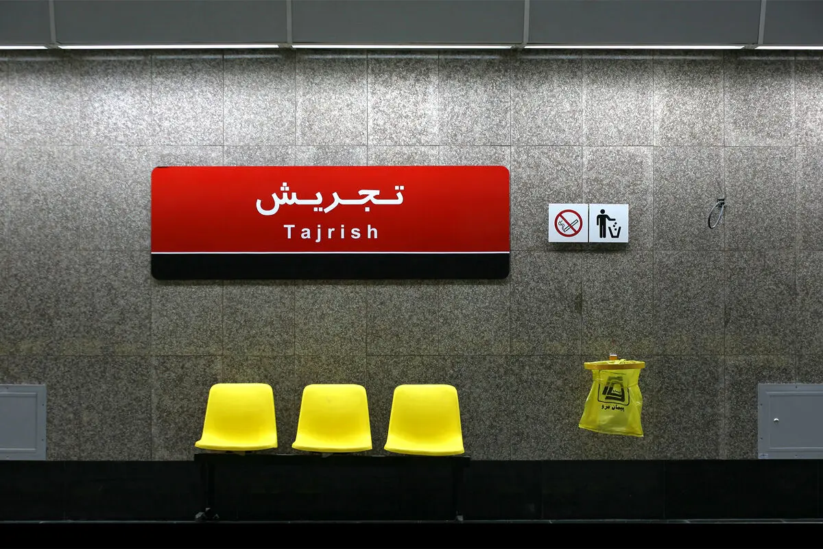 اقدام جنجالی دختر جوان در متروی تجریش غوغا به‌پا کرد + فیلم

