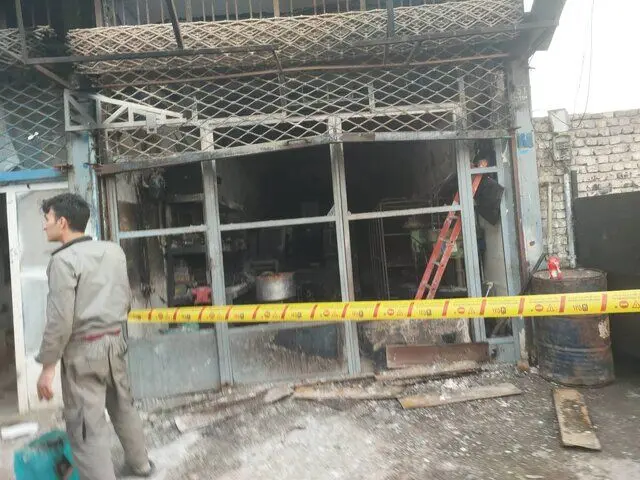 آتش‌سوزی در خیابان دماوند؛ ۶ نفر دچار سوختگی شدند