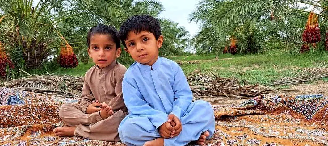 تصاویری تلخ از دو کودک کشته شده در سراوان

