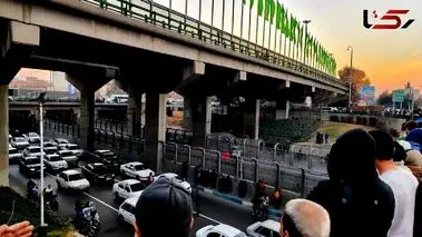 سقوط مشکوک مرد میانسال از پل نیایش
