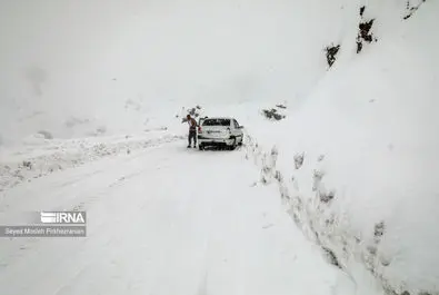 بارش برف کردستان
