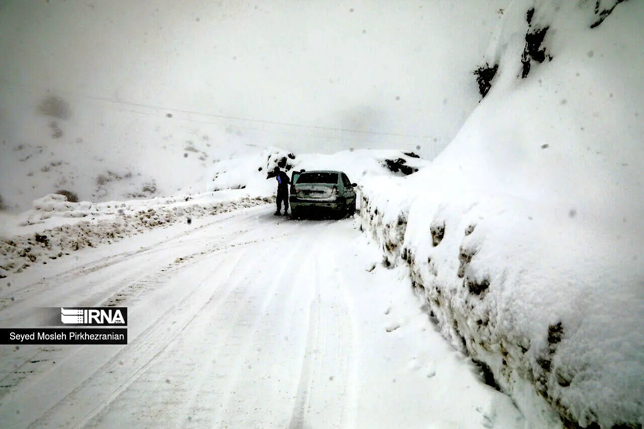 جاده‌های سفیدپوش کردستان + عکس