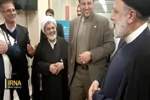 ویدئوی فراگیر از شوخی  رئیسی با سرتیم حفاظتش که اخیرا شهید شد