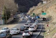 ترافیک ۷ کیلومتری در جاده کندوان