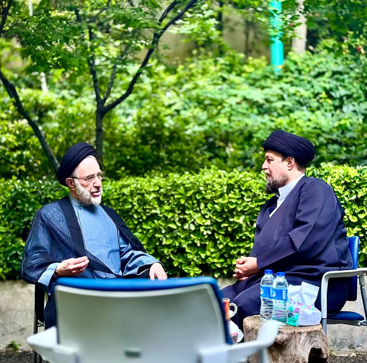 عکسی و خبری که  سید احمد خمینی از خاتمی منتشر کرد