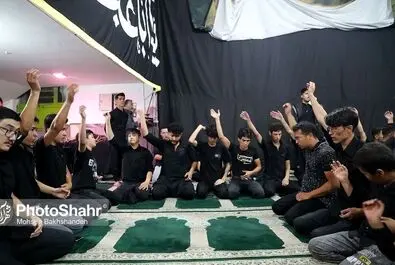 مراسم علم کشی مهاجران افغانستانی در مشهد