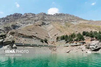 جاده چالوس پس از سیل