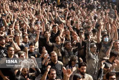 آیین «گل مالی »در روز عاشورا