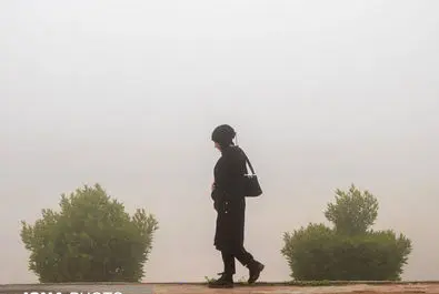اهواز غرق در مِه شد