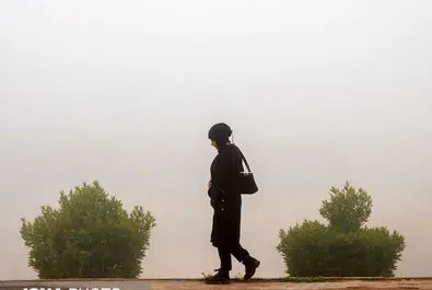 اهواز غرق در مِه شد