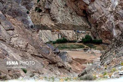 جاده چالوس پس از سیل