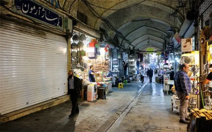 تجمع‌ و راهپیمایی بازاریان در منطقه پاچنار تهران